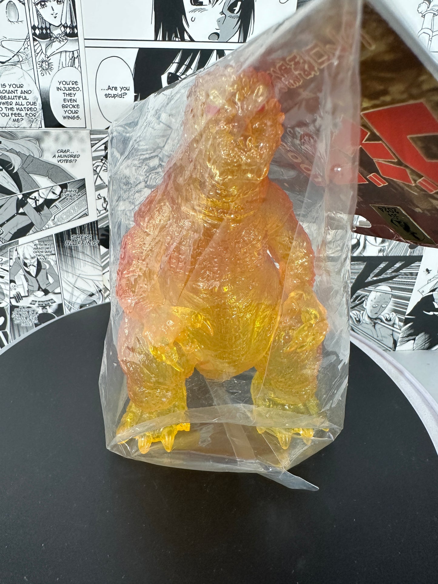 Godzilla - Godzilla (Clear Orange Ver.) Giant Monsters All-Out Attack Middle Size Kaiju Series