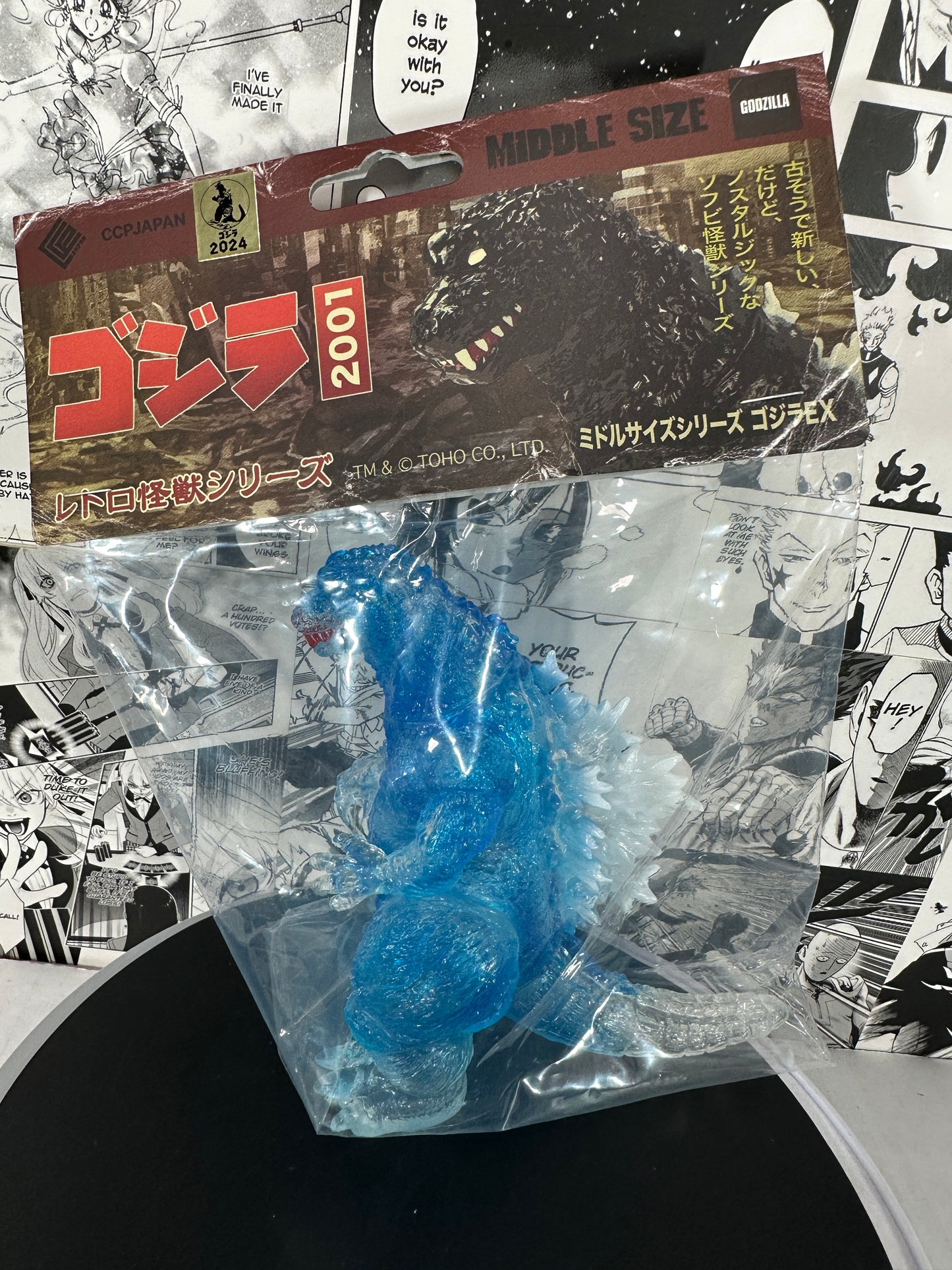 Godzilla - Godzilla (Clear Blue Ver.) Giant Monsters All-Out Attack Middle Size Kaiju Series