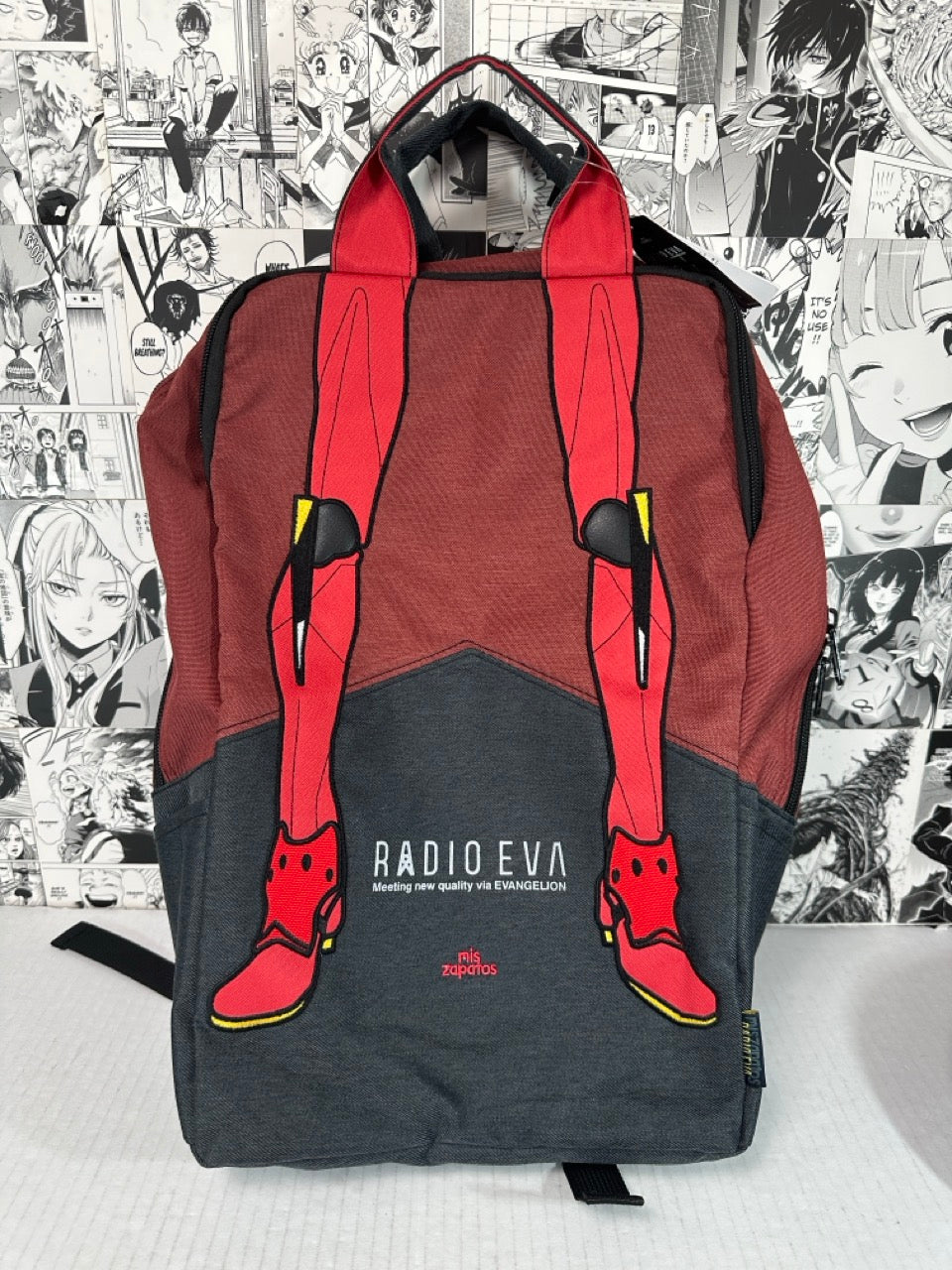 Evangelion - Eva 02 Mis Zapatos X RADIO EVA back pack collab (20”x11”x4)