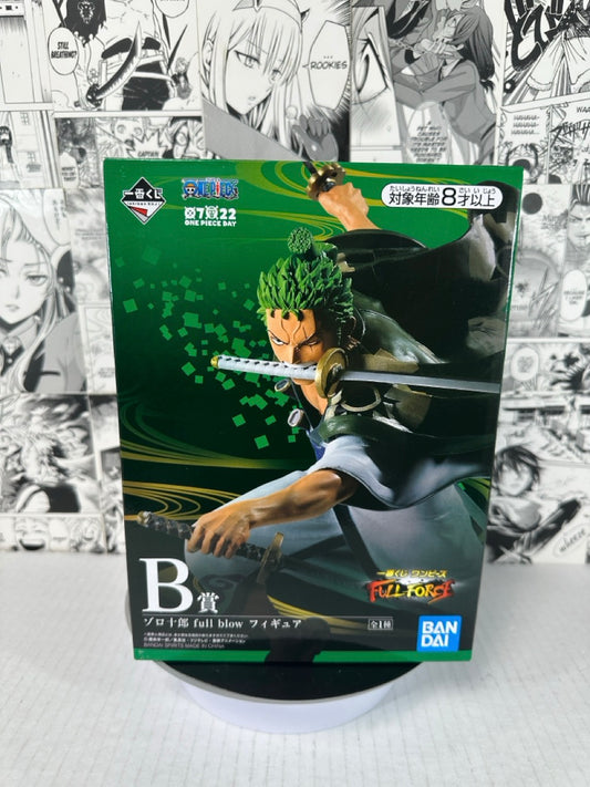 One Piece - Zoro Prize B Full Force kuji