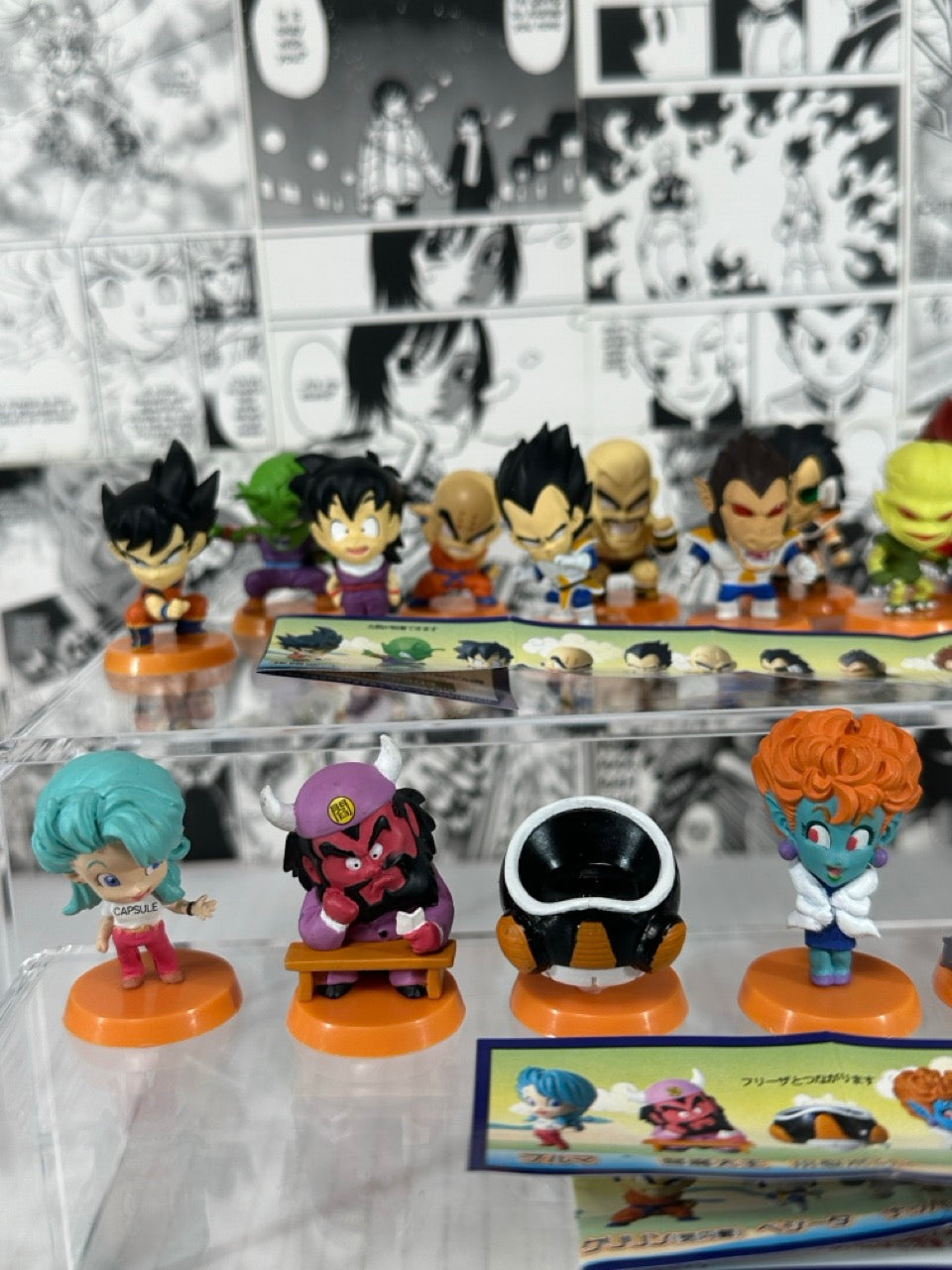 Dragon ball Z - Anime Heroes Mini big head figures set of 20 Plex Popy 2008  (pre-owned)