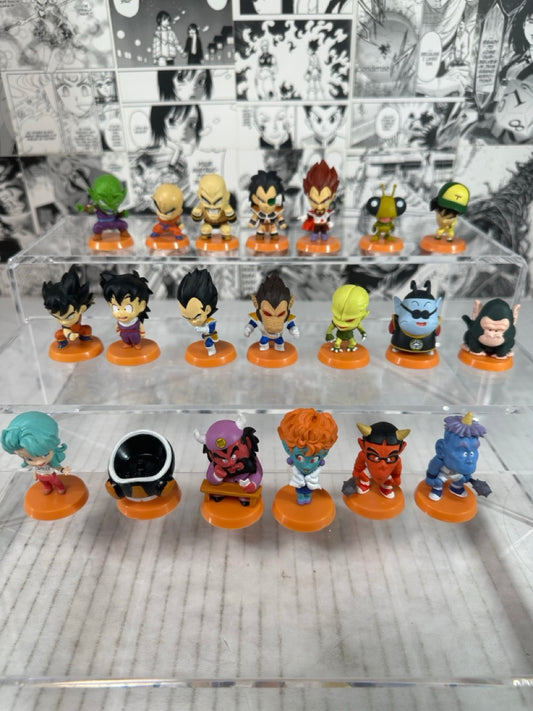 Dragon ball Z - Anime Heroes Mini big head figures set of 20 Plex Popy 2008  (pre-owned)