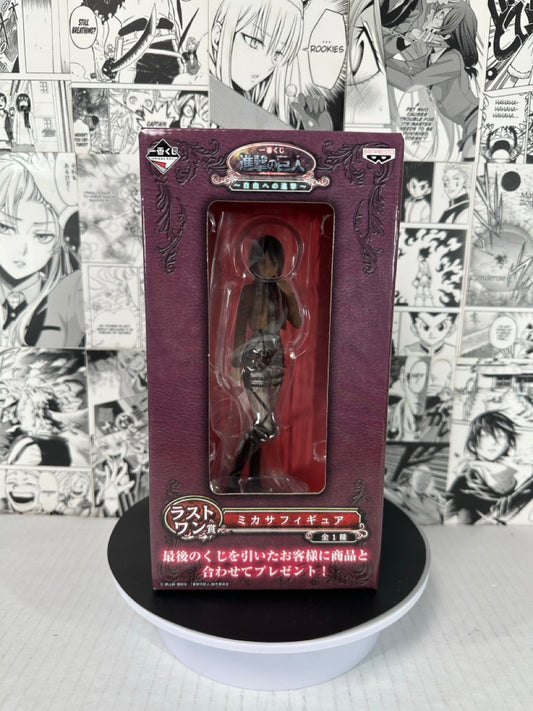 Attack on Titan -  Mikasa Ackerman Advance to Freedom kuji last one prize anime figure 2014