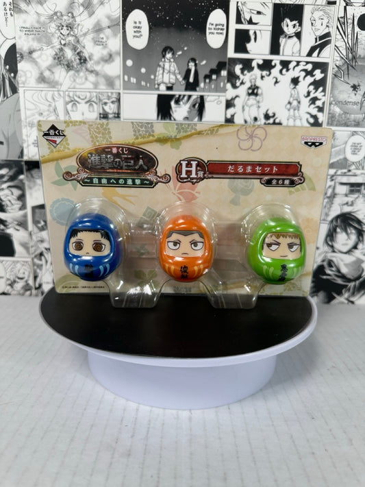 Attack On Titan - Marco, connie, jean mini daruma set prize H