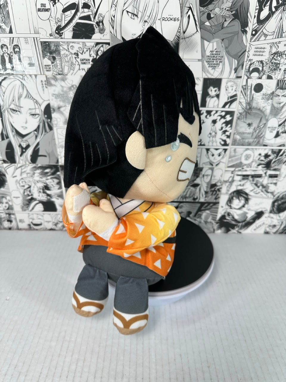 Demon Slayer - Zenitsu Agatsuma black hair 14” big plush